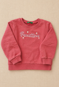 Sudadera rosa Benetton United Colors of Benetton