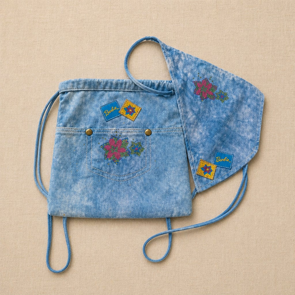 Bolsa Barbie azul - ref. TRK-ACC-0014