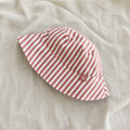 Gorro de sol Lässig a rayas rosas