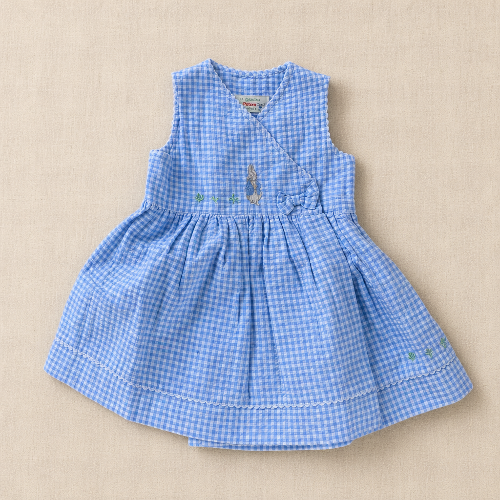Vestido pichi vichy azul