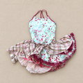 Vestido Kenzo tirantes floral con volantes