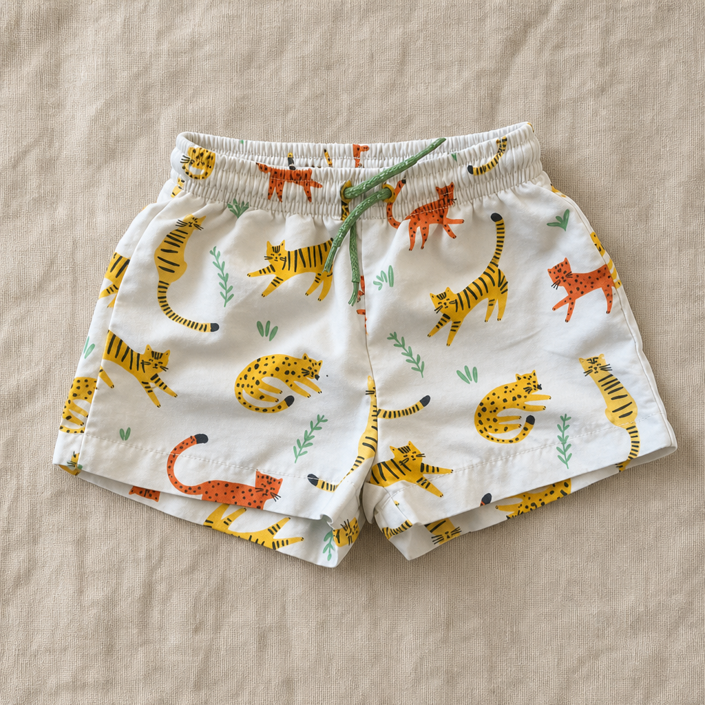 Bañador Zara con estampado colorido