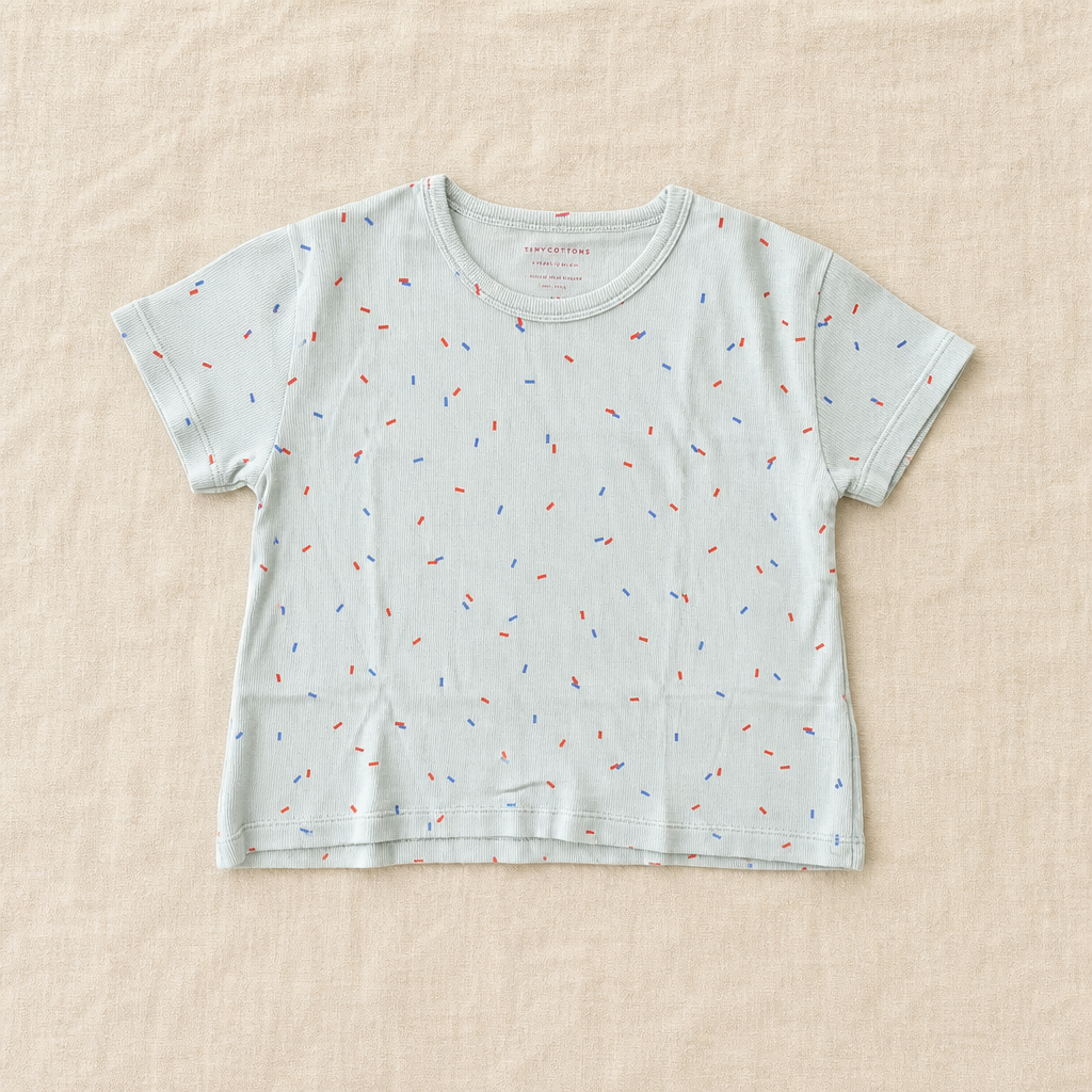 Camiseta Tinycottons azul talla 4A