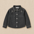 Chaqueta vaquera negra Zara con bolsillos