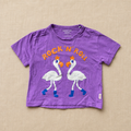 Camiseta Tinycottons morada rock & flamencos