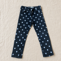 Pantalón vaquero Zara negro con lunares