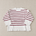 Sudadera Zara rayas rojas y blancas