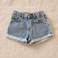 Short tejano Zara con dobladillo