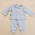 Conjunto punto azul cuadros