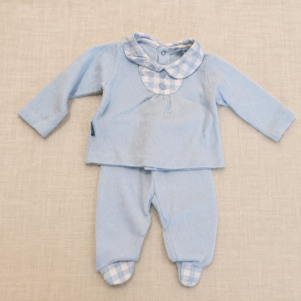 Conjunto punto azul cuadros