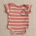 Body rayas rojas manga corta "Bobo Choses"