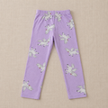 Leggings Lötiekids lila con unicornios alados