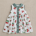 Vestido Tartine et Chocolat cerezas cuello vichy