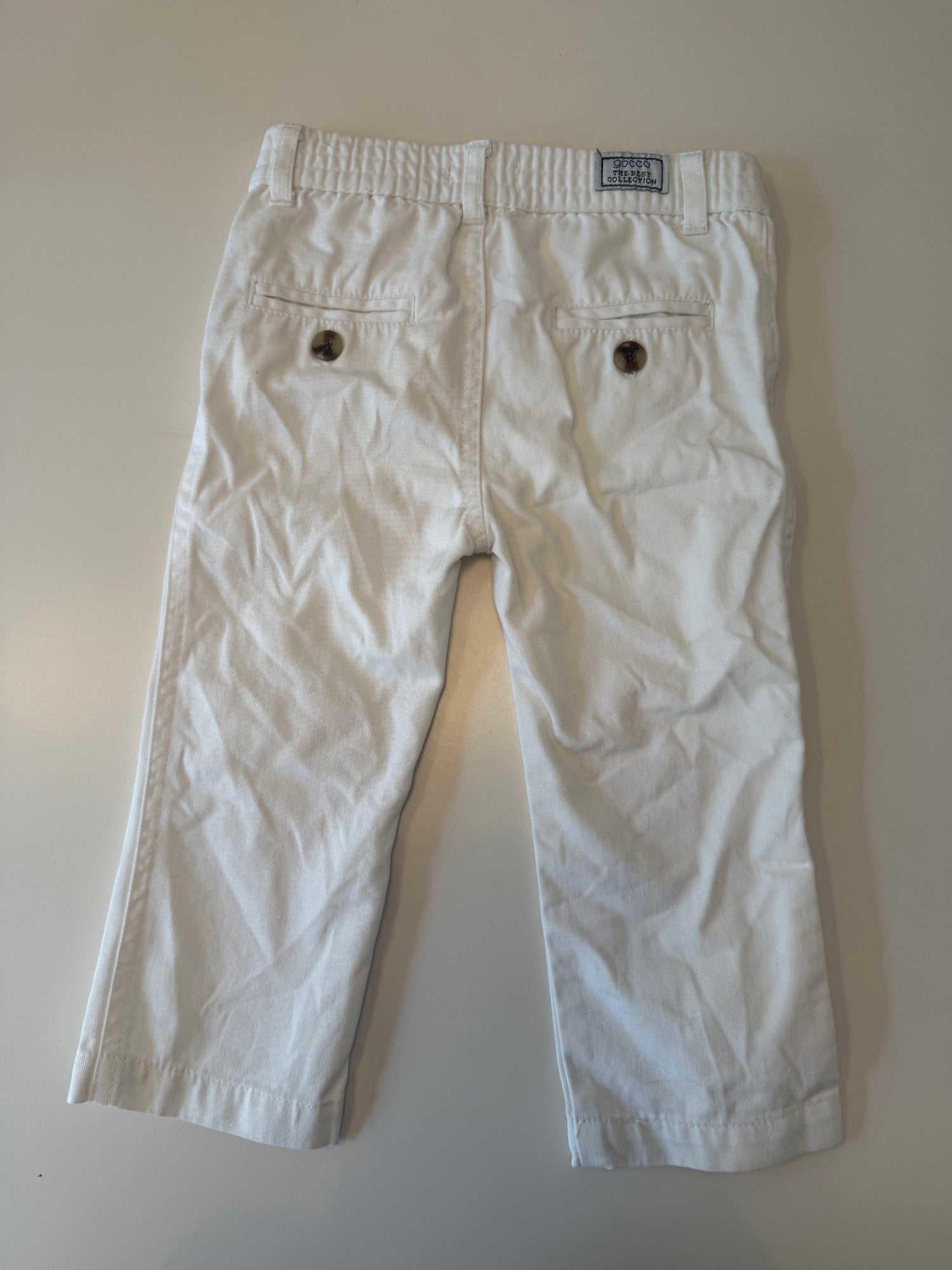 Pantalón largo blanco "chinos"