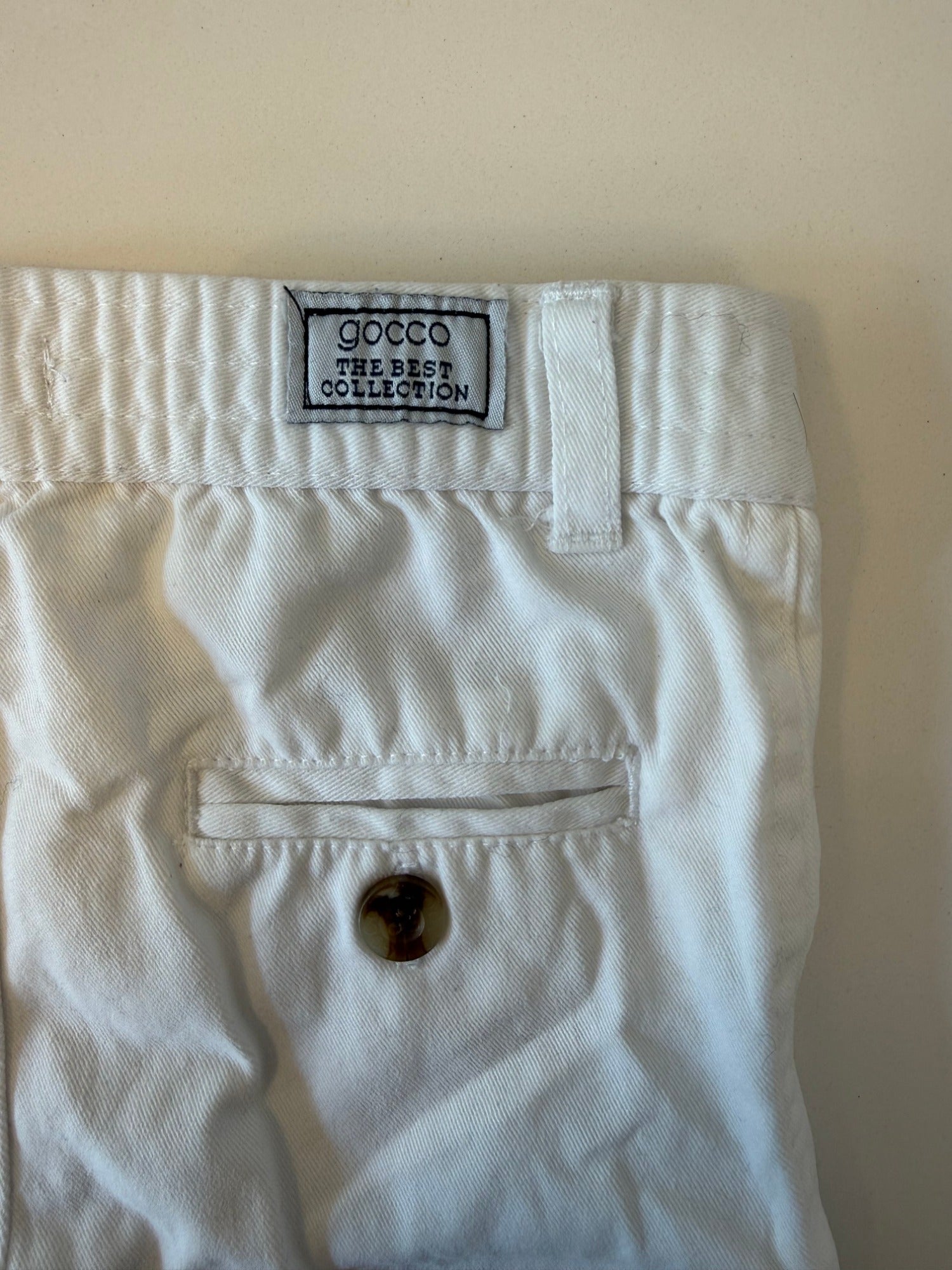 Pantalón largo blanco "chinos"