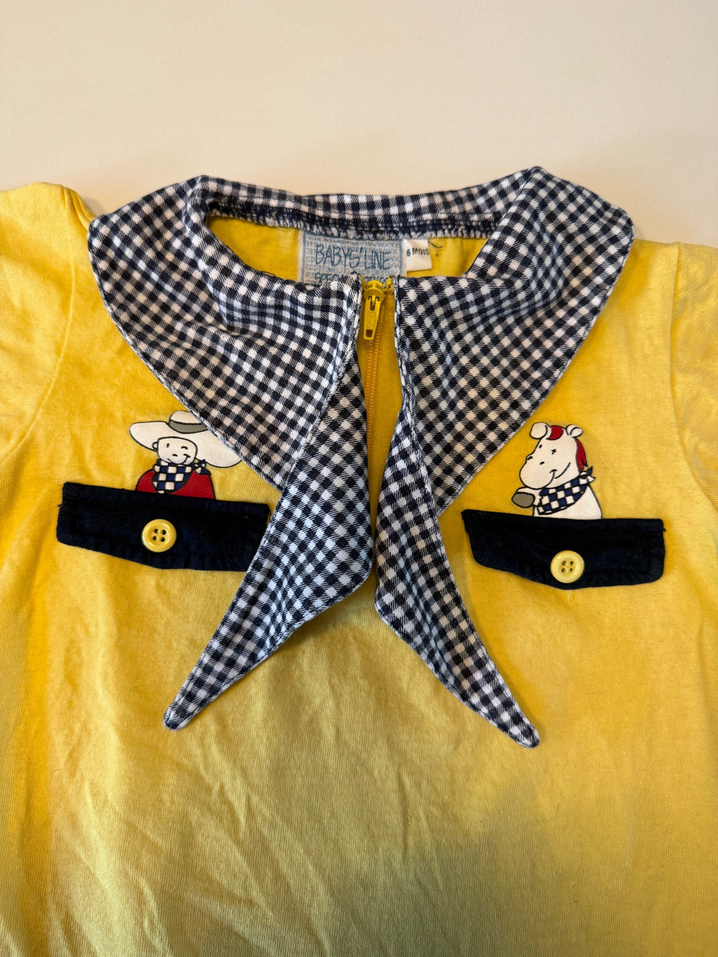 Pelele amarillo Cowboys