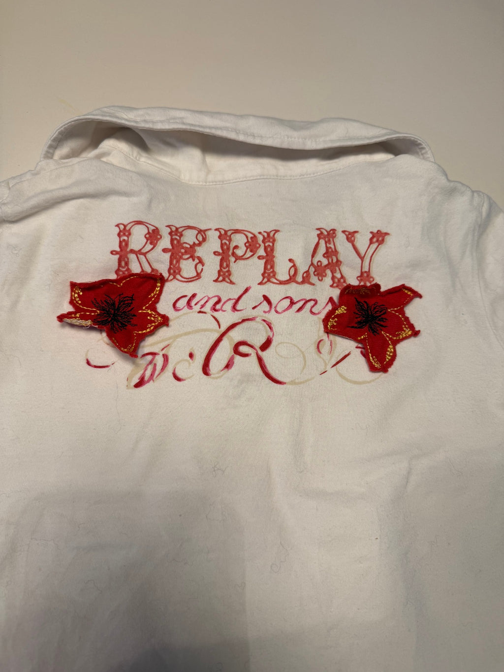 Polo Replay tela camiseta