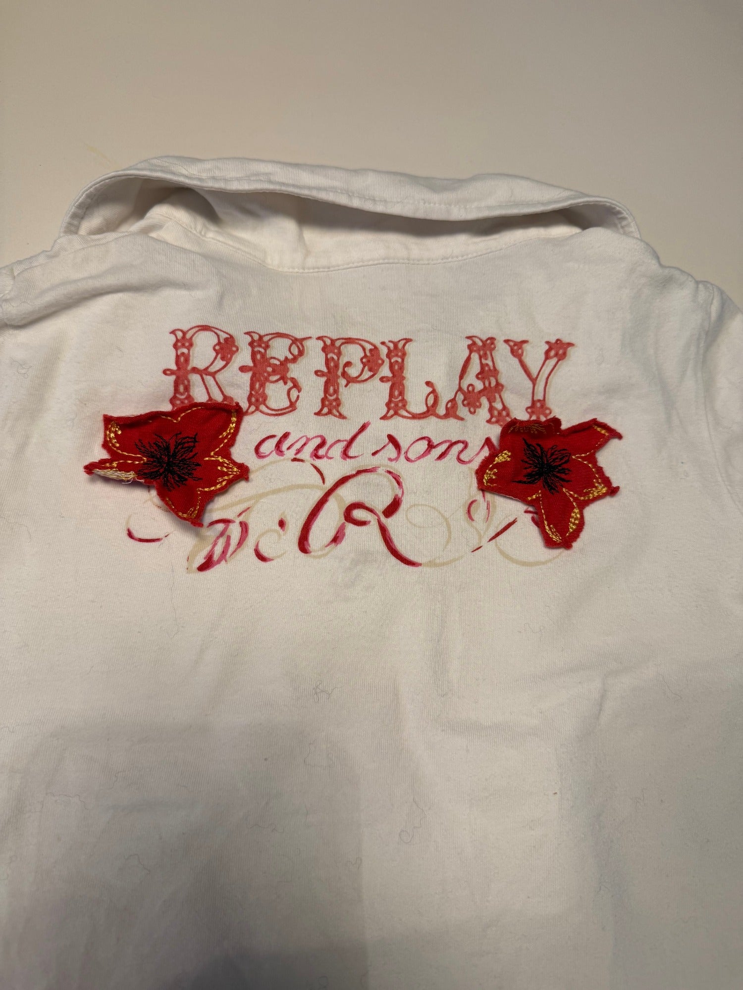 Polo Replay tela camiseta