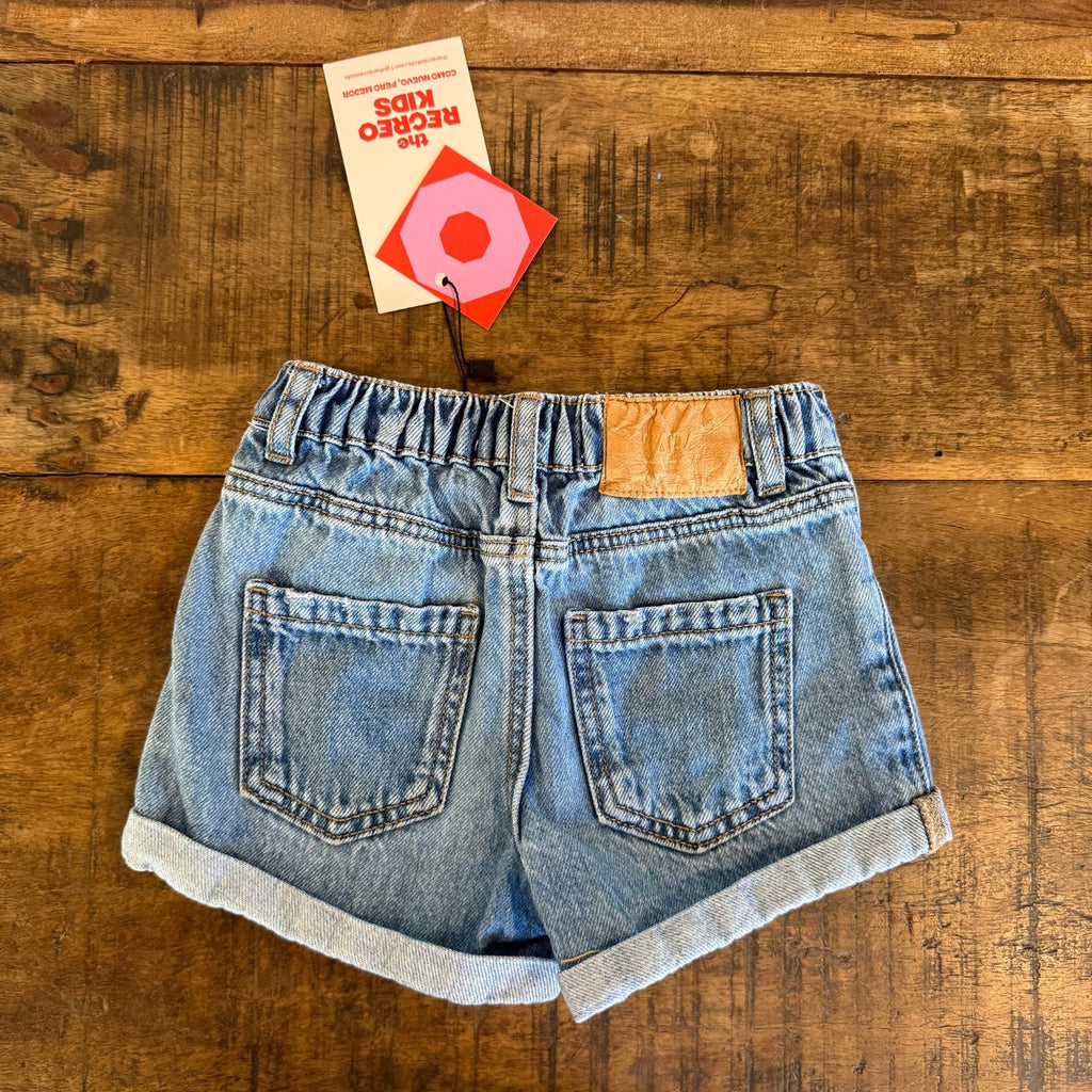 Short tejano Zara con dobladillo