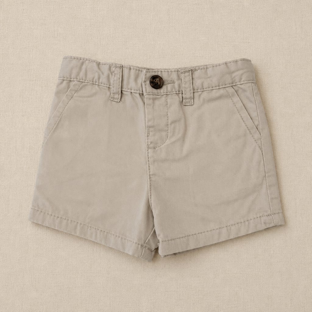 Pantalón corto beige